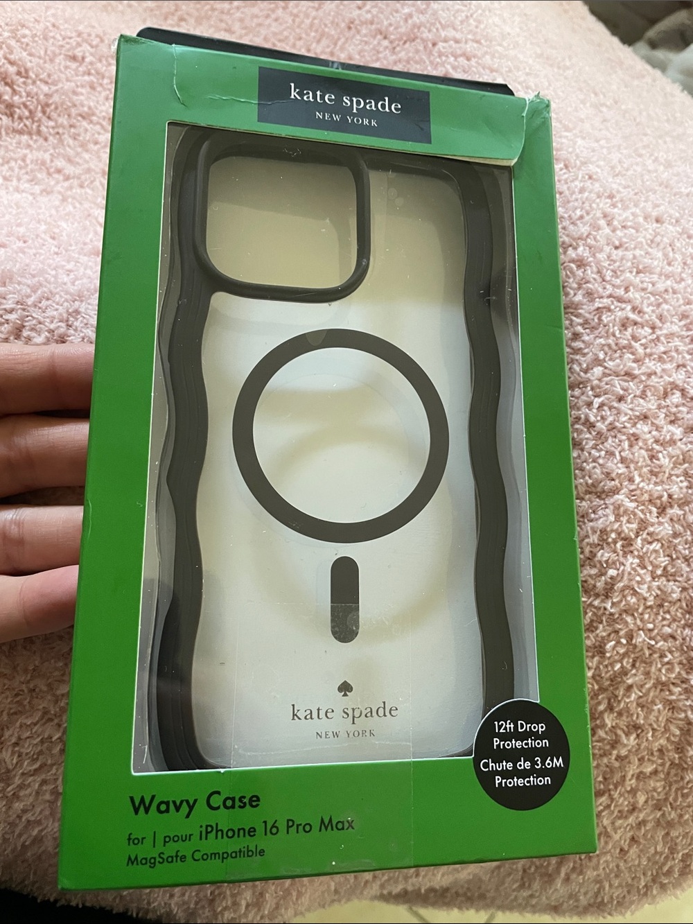 Kate Spade Wavy Case for iPhone 16 Pro Max Onesize